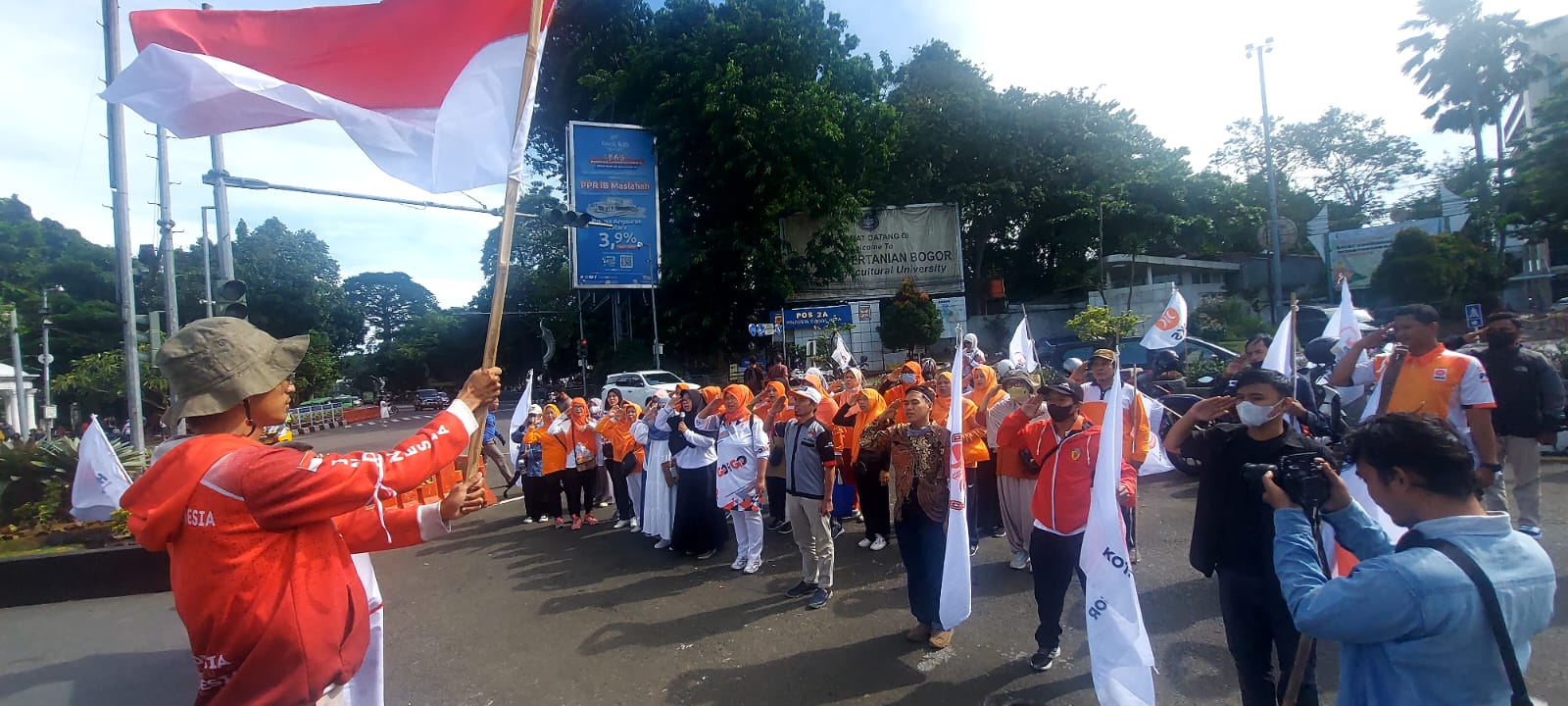 PKS Muda Kota Bogor gelar Apel Siaga Peringatan Hari Sumpah Pemuda di Tugu Kujang